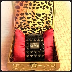 Betsey Johnson Studded Watch